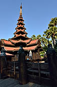 Myanmar - Inwa, Bagaya Kyaung wooden monastery.